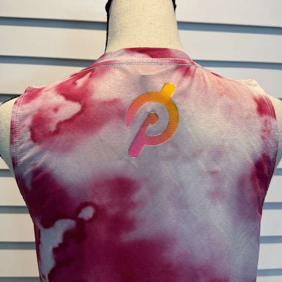 Peloton X Spiritual Gangster Pre Loved Tie Dye graphic Tee Tank. - Picture 5 of 7